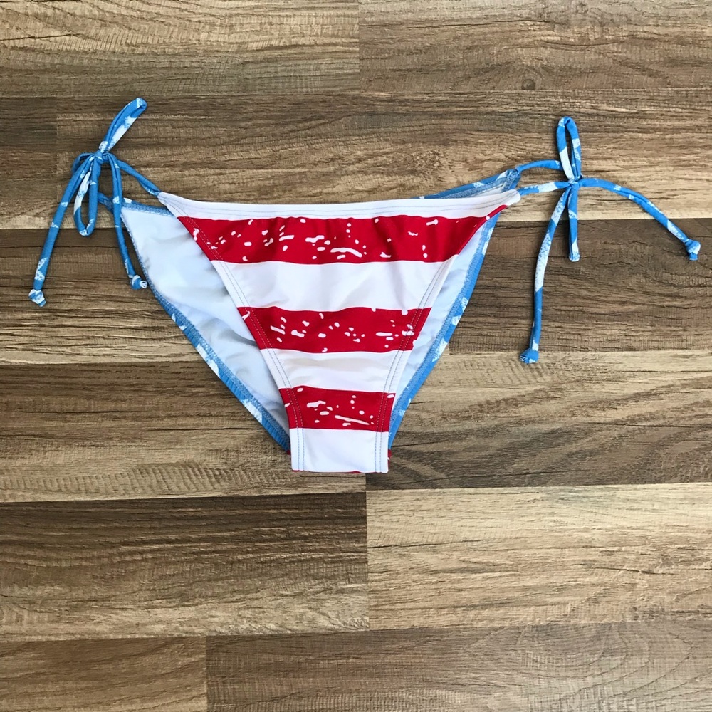 NEW Patriotic Bikini Bottoms, Medium